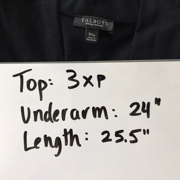 Talbots V-Neck Rayon Jersey Top - Picture 7 of 8